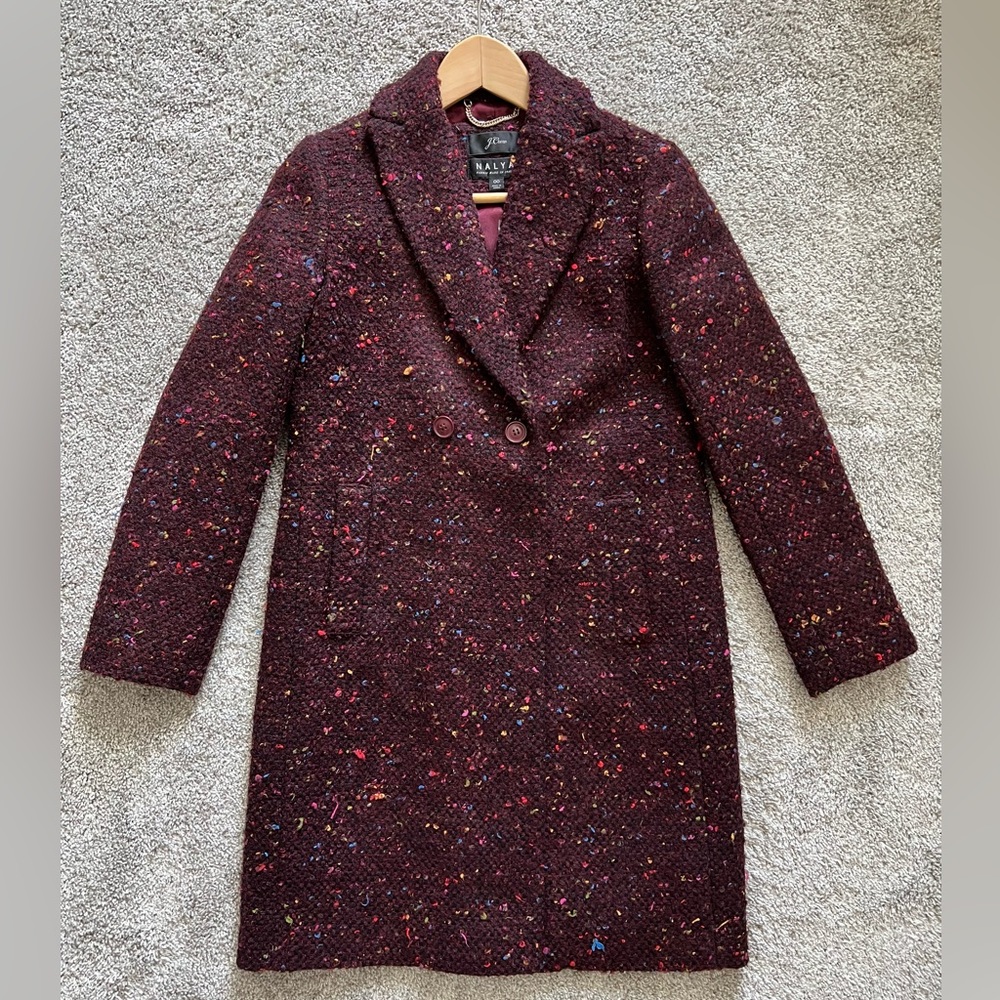 J Crew Daphne Tweed Coat